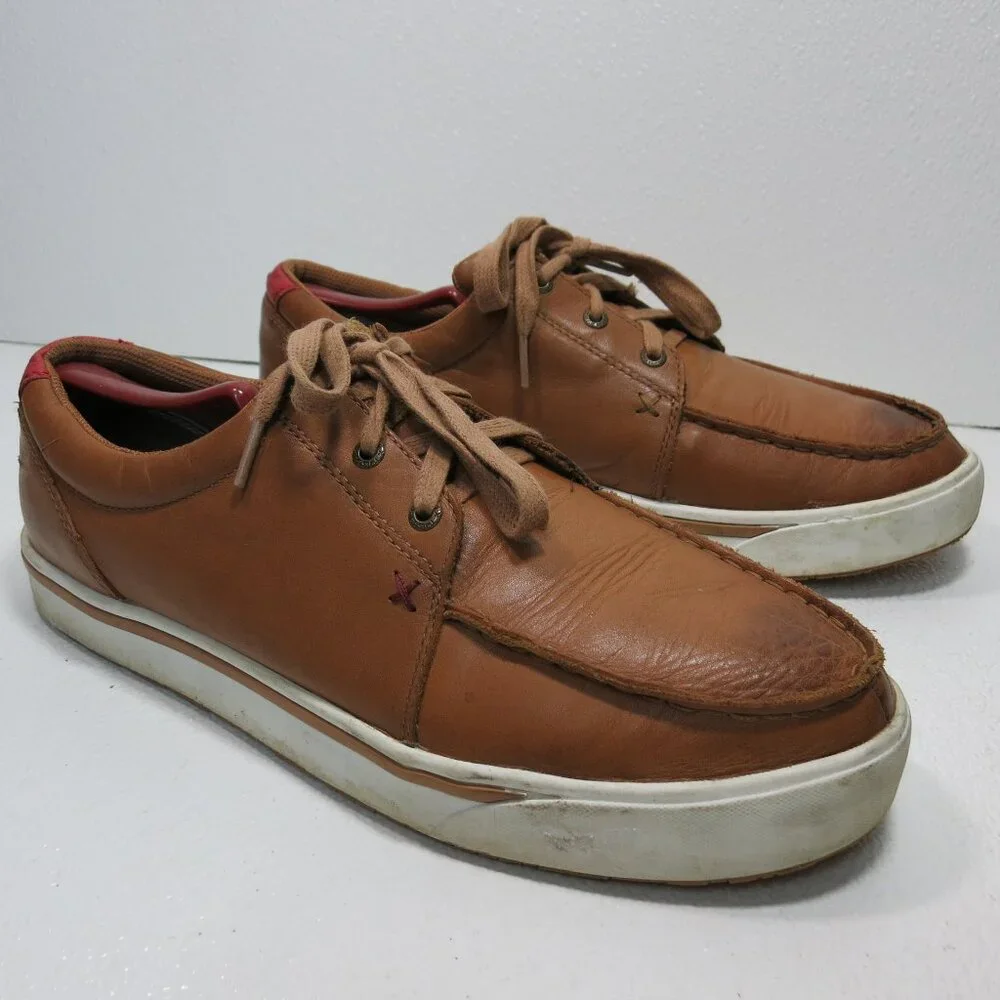 Twisted X Oil Tanned Casual Dress Men's Footwear Comfort Oxfords Shoes 11.5 W